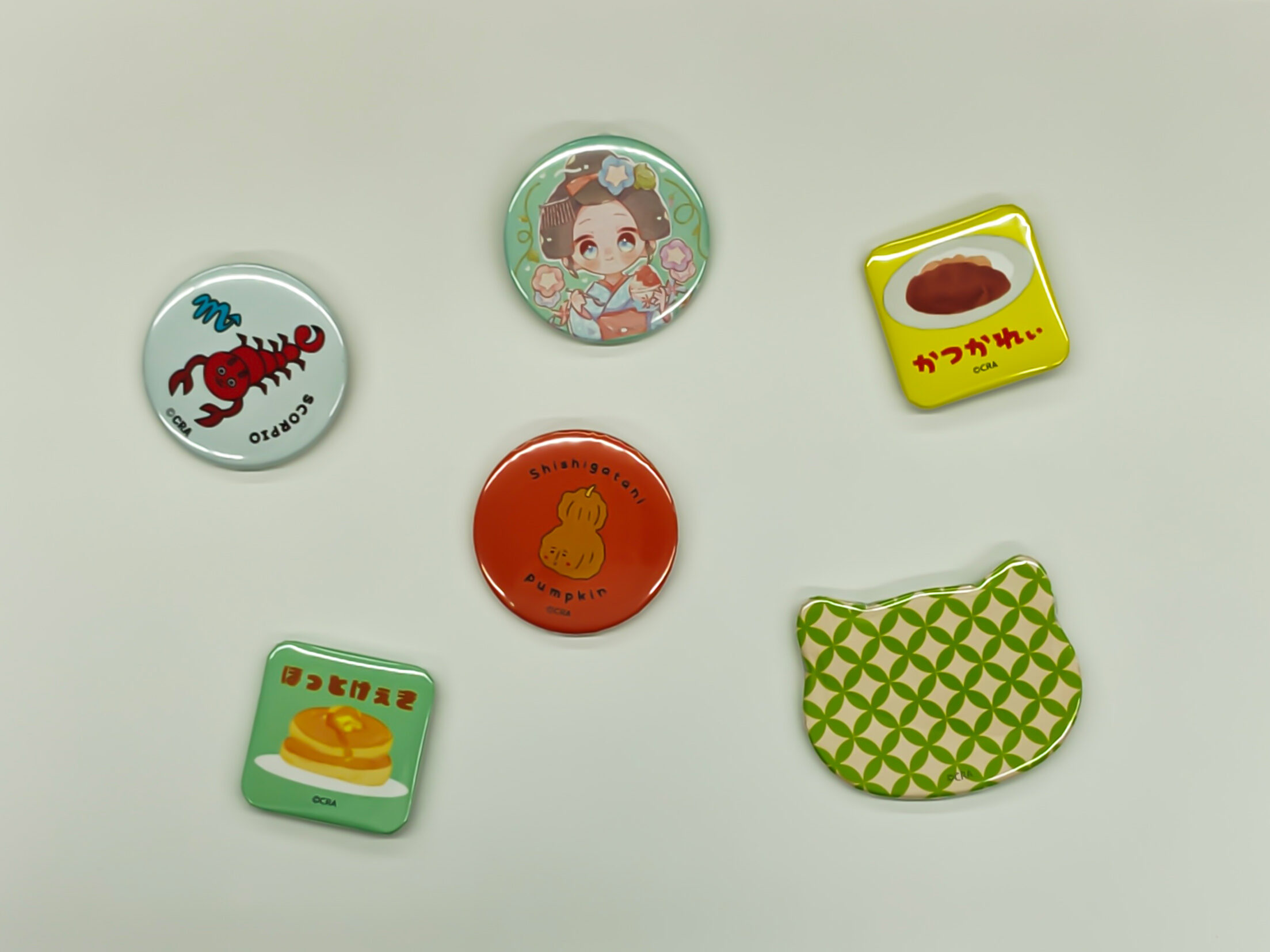 様々な缶バッジです！